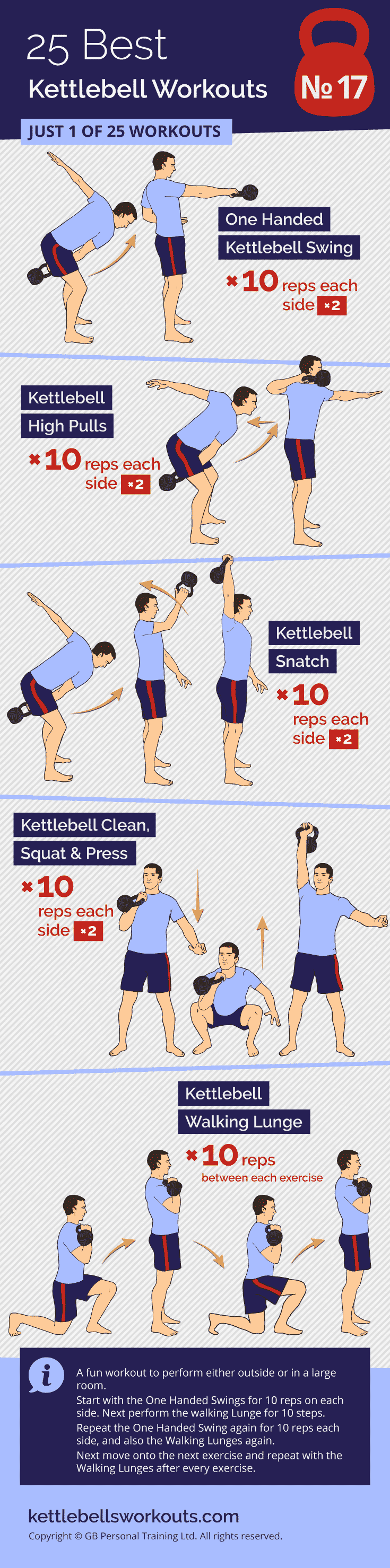 The 10 and Walk Kettlebell Workout Watch the Video