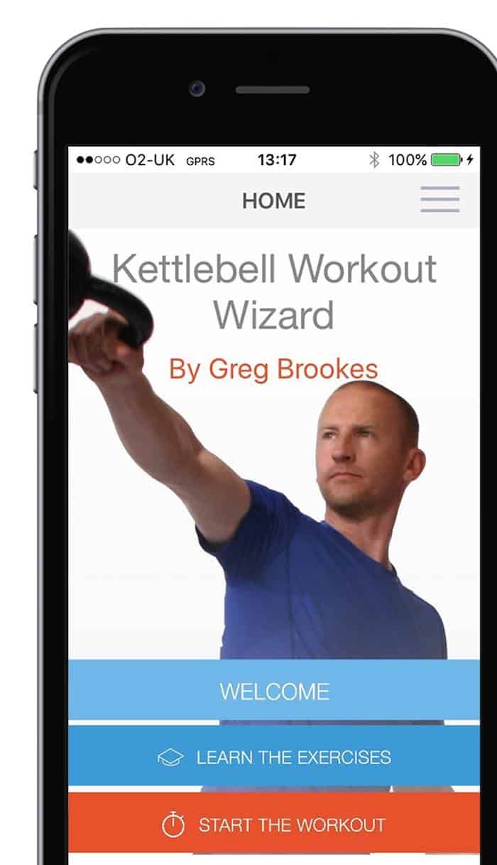 New Kettlebell Workout Wizard App by Greg Brookes