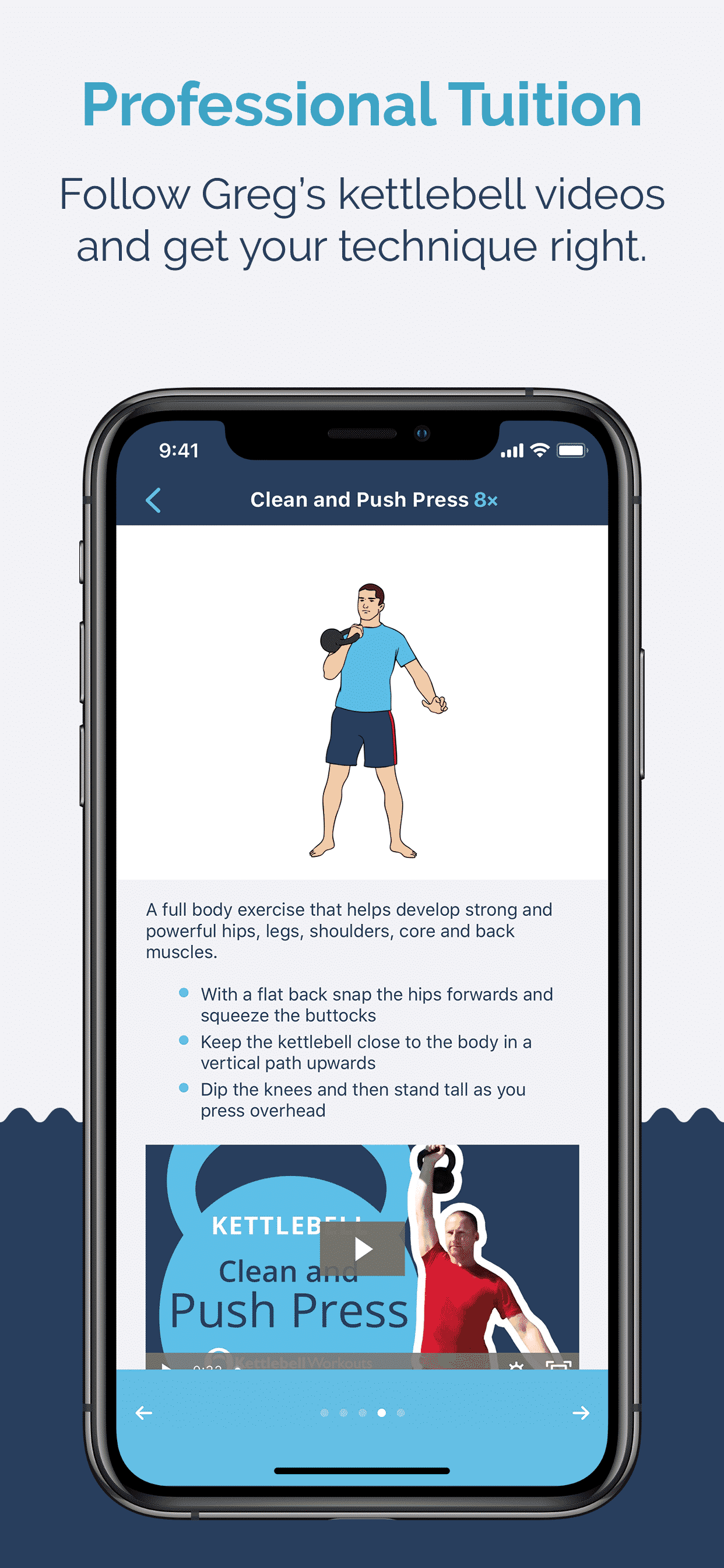 Kettlebell App Kettlebell Workout Wizard for iPhone and Android (2020)
