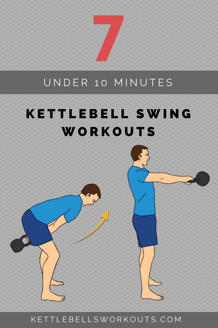 7 Kettlebell Swing Workouts in Under 10 Minutes (No. 7 is Superb)