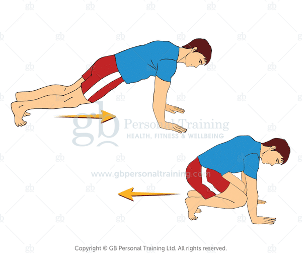 Bodyweight Squat Thrusts Exercise