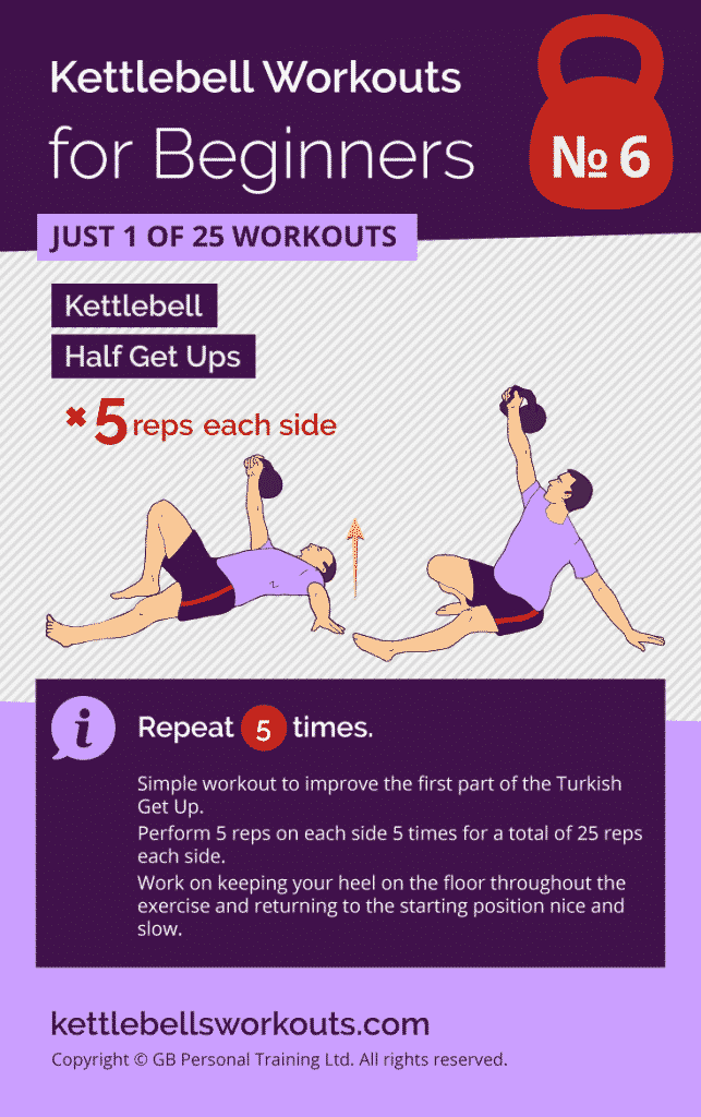 5 x 5 Half Turkish Get Up Workout
