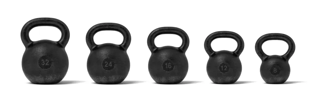 Cast iron kettlebells