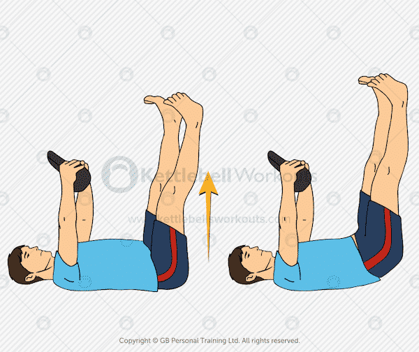 kettlebell hip thrust exercise